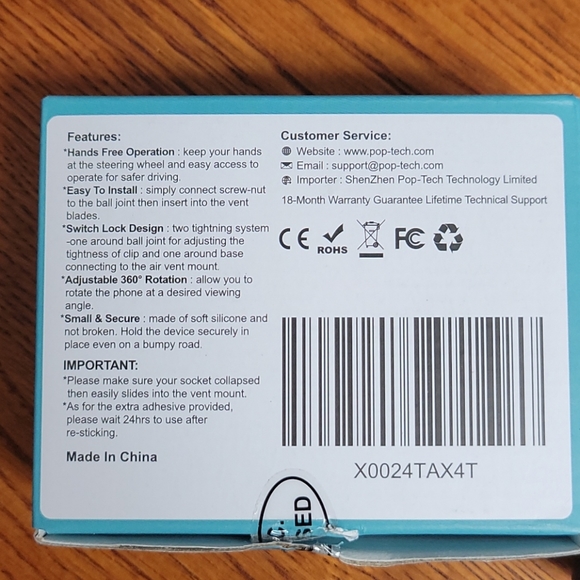 Pop Tech Air Vent Car Mount & Holder - Picture 3 of 5